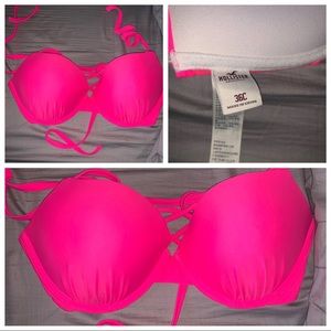 Hollister Pink Bikini Top
